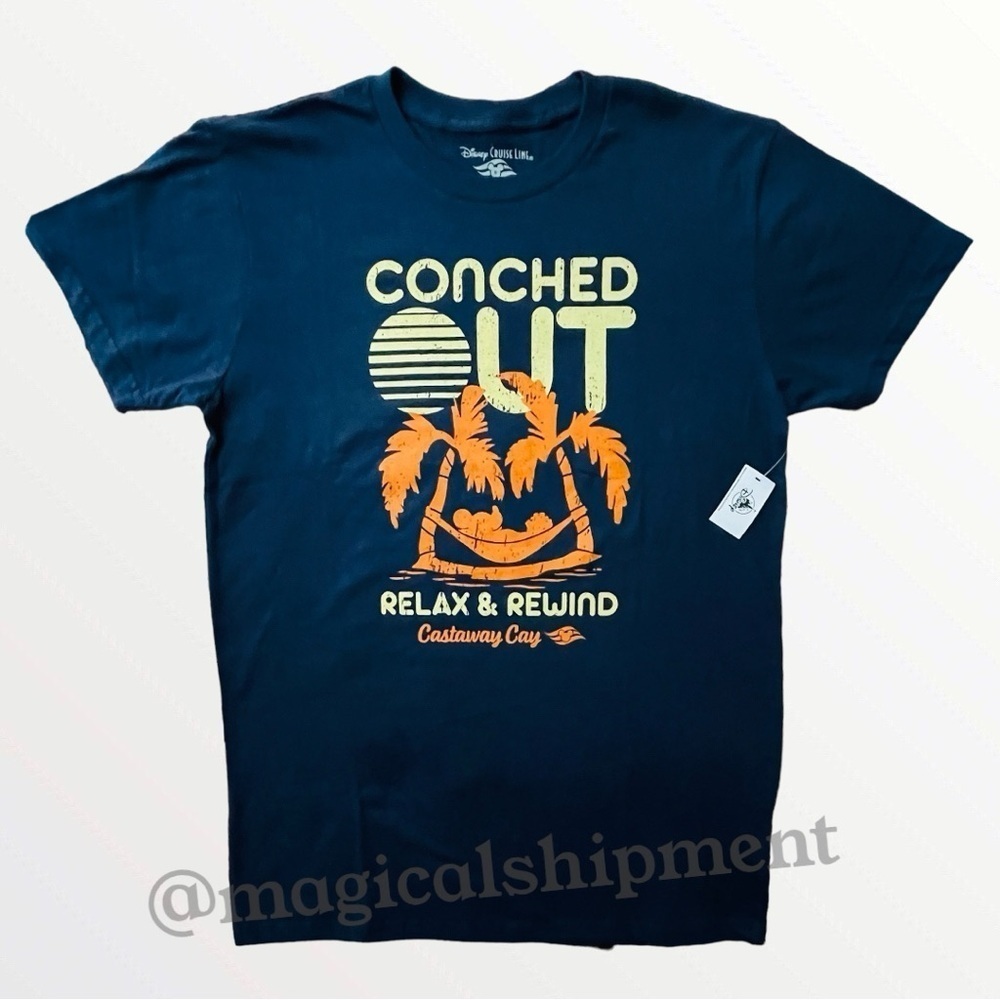 Disney Cruise Line (DCL) - Castaway Cay "Conched Out" Shirt for Adults